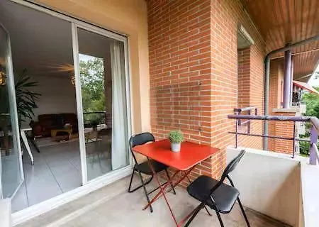 T2 Bord De Garonne - Parking - Clim - Piscine